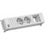 Stekkerdoos Bachmann 916.713 met 2x UTE-stopcontacten en 1x C13 (0,2 m kabel)