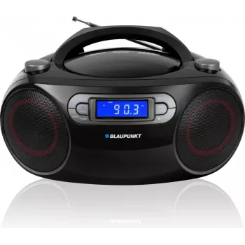 Boombox FM PLL CD/MP3/USB/AUX/klok/alarm