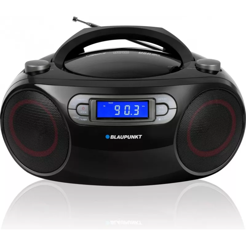 Boombox FM PLL CD/MP3/USB/AUX/klok/alarm
