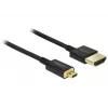 HDMI-kabel DeLOCK HDMI-A/HDMI Micro-D 2m