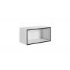 Open opbergkast Cama ROCO RO4 75/37/37 wit/zwart