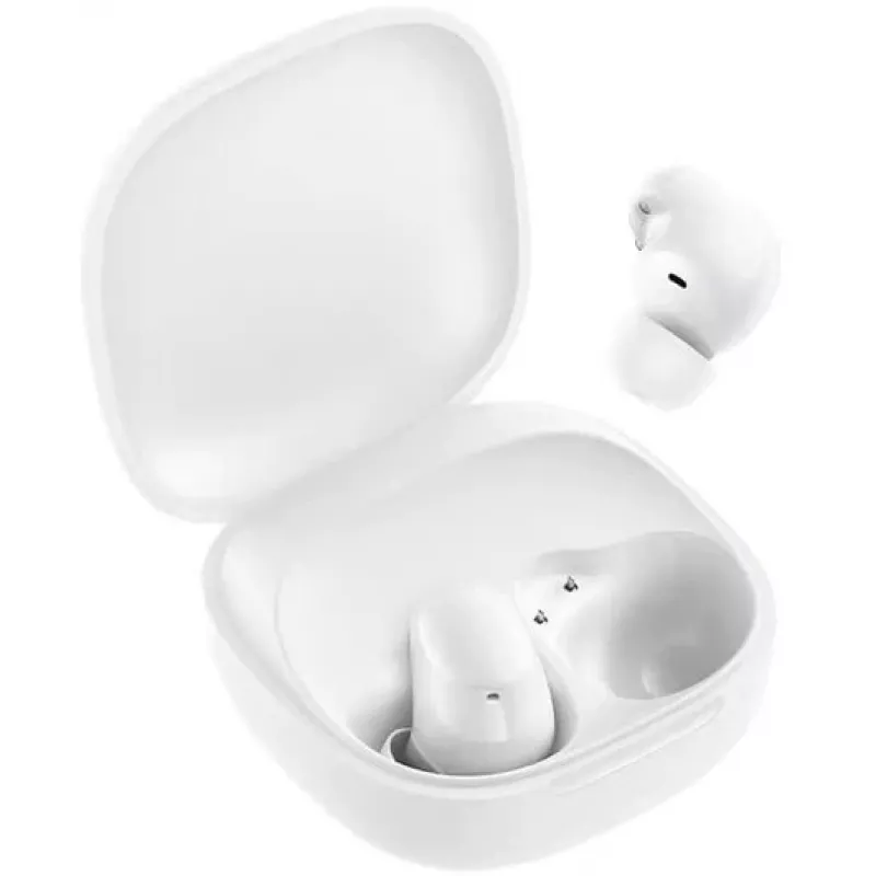 Draadloze in-ear-koptelefoon Xiaomi Buds 6 Play met Bluetooth, USB Type-C-oplading, wit