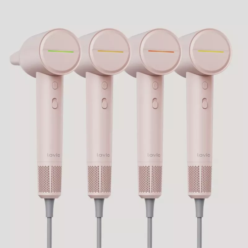 Haardroger Lovio LVHD001PK met ionisatie en AirFlow-technologie