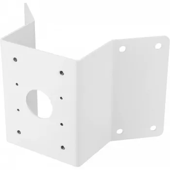 Hoekbeugel - voor Hanwha Techwin camera's - buiten - aluminium - wit