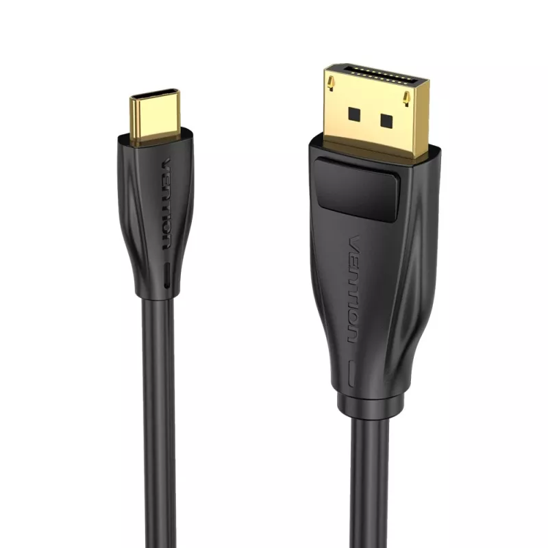 Vention USB-C naar DisplayPort 8K-kabel 2 m, USB Type-C naar DP, zwart