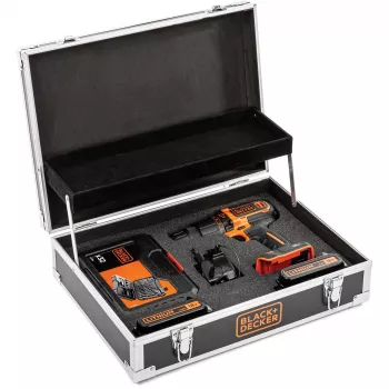 Boormachine Black & Decker BDCHD18B2FC-QW 18V Lithium-Ionen 2 batterijen
