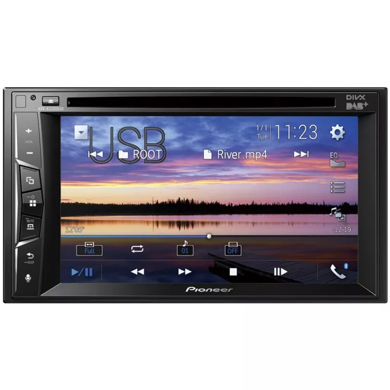 Car Media Receiver Pioneer AVH-A3200DAB zwart