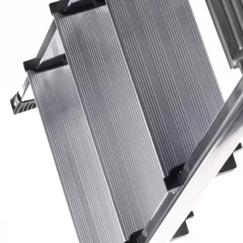 Krause Secury opvouwbare ladder zilver