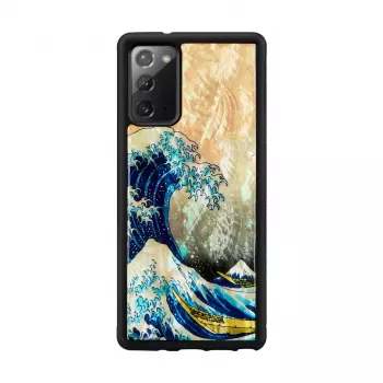 Hoesje iKins voor Samsung Galaxy Note 20 met Great Wave-design