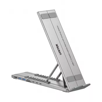 UNITEK VERSTELBARE LAPTOPSTAND + HUB