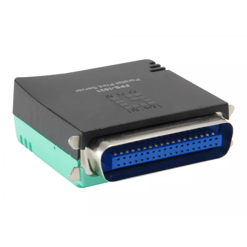 LevelOne parallel-printserver, zwart, groen, activiteit, link, stroom, status, Taiwan, Ethernet LAN, IEEE 802.3, IEEE 802.3u, 10,100 Mbit/s