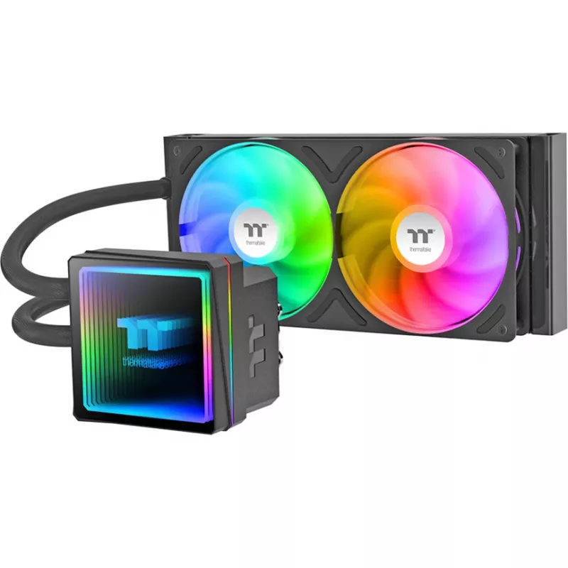 Vloeistof-CPU-koeler THERMALTAKE TH240-S V3 ARGB Sync AIO zwart