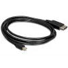 Kabel Mini DP/DP 1.2 DeLOCK 82438 2 m zwart
