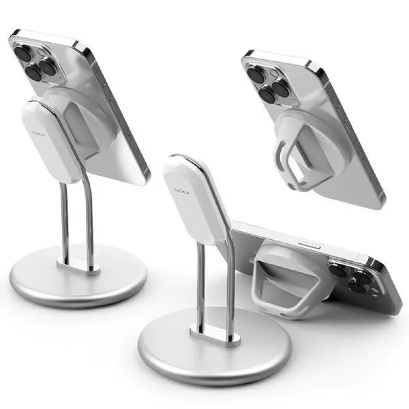 Telefoonstandaard SODI SIM-300 zilver MagSafe – deskthouder voor MagSafe-compatibele iPhone