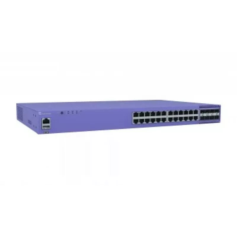 Extreme Networks ExtremeSwitching 5320-24P-8XE beheerde L2/L3-switch, 24x 10/100/1000 PoE+, 4x 1/10 Gigabit SFP+, 2x SFP-DD, stapelbaar