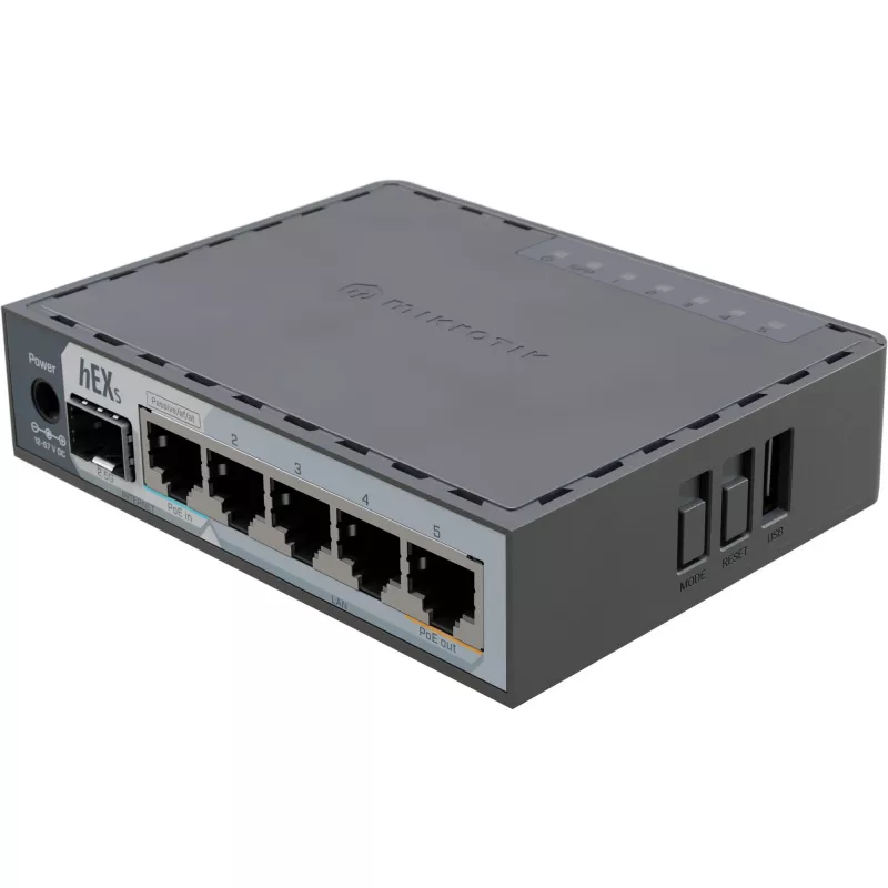 Mikrotik E60IUGS bekabelde router Gigabit Ethernet zwart