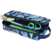 Pennenzak Herlitz 2 Go CamoBlue polyester blauw 210x130x60mm