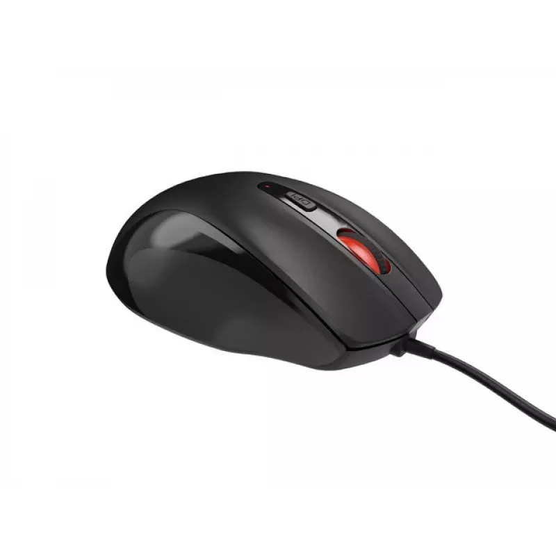 Bekabelde optische muis NATEC NMY-2047 USB Type-A, 4000 DPI, 6 knoppen, rechtshandig, achtergrondverlichting