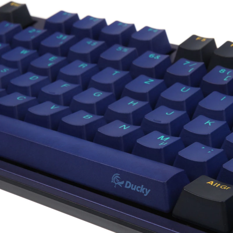 Toetskap Ducky Horizon DKSA109-DEPDBBZOH PBT-materiaal zwart blauw