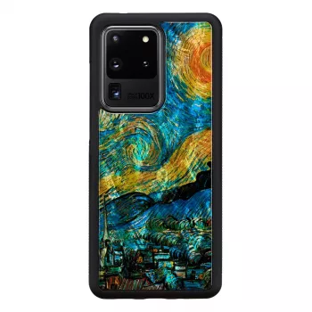 Hoes iKins voor Samsung Galaxy S20 Ultra – sterrennacht zwart