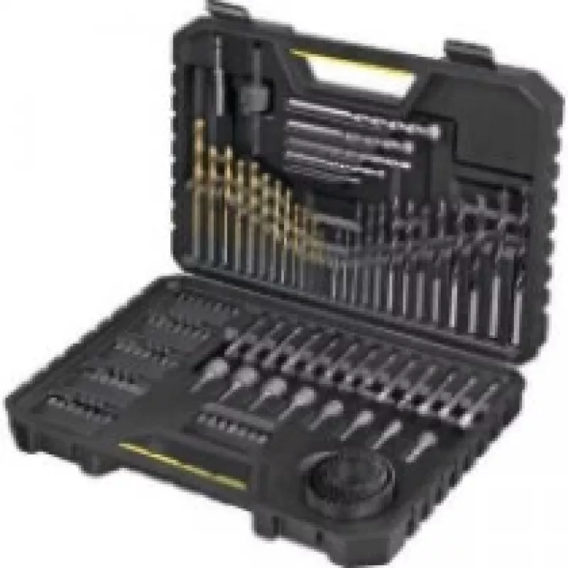 Borenset Stanley STA7205-XJ 100 stuks voor metselwerk, metaal, hout