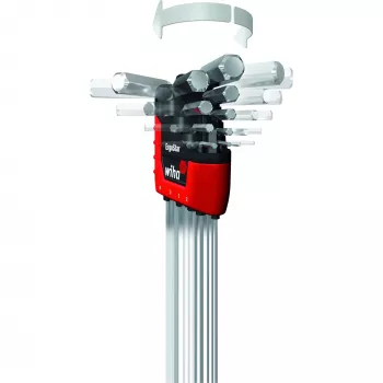 Wiha 369R L-vormige zeskantsleutelset metrisch 9 stk.