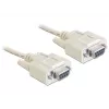 Seriële kabel DeLOCK 84250 grijs 5m Sub-D9