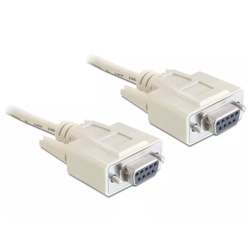 Seriële kabel DeLOCK 84250 grijs 5m Sub-D9