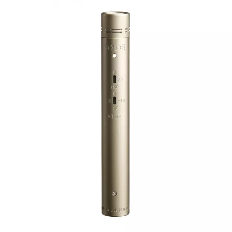 Podium-/performance-microfoon RØDE NT55, nier, bekabeld XLR-3, -38 dB gevoeligheid, 100 Ω, zilver