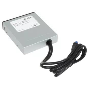 Akasa AK-ICR-27 kaartlezer USB 3.2 Gen 1 (3.1 Gen 1) intern zwart, grijs