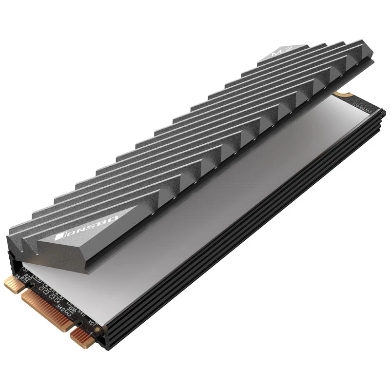 Koellichaam/radiator Jonsbo M.2-3 grijs zwart grijs 24,4 mm 73 mm 9,6 mm