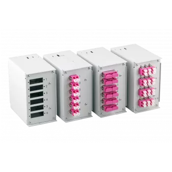 EFB Elektronik frontplaat voor 6x SC-D, LC-Quad met 2,8-mm schroefgaten
