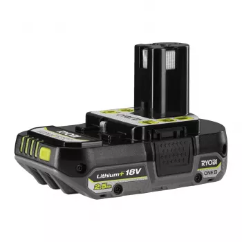 Ryobi RB18L25, batterij, lithium-ion (Li-Ion), 2,5 Ah, 18 V, zwart, groen, 1 st.