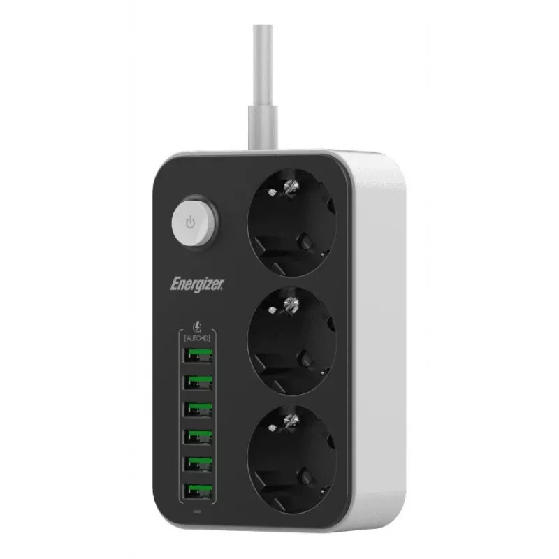 Draagbare powerbank Energizer EPB2500W01EU 2500 mAh USB-uitgang compacte oplader