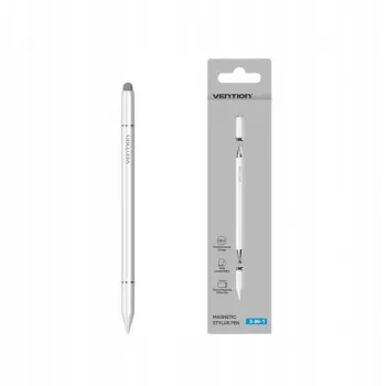 Stylus Vention KQLW0 3-in-1 magnetisch aluminiumlegering, wit, 18,2 g