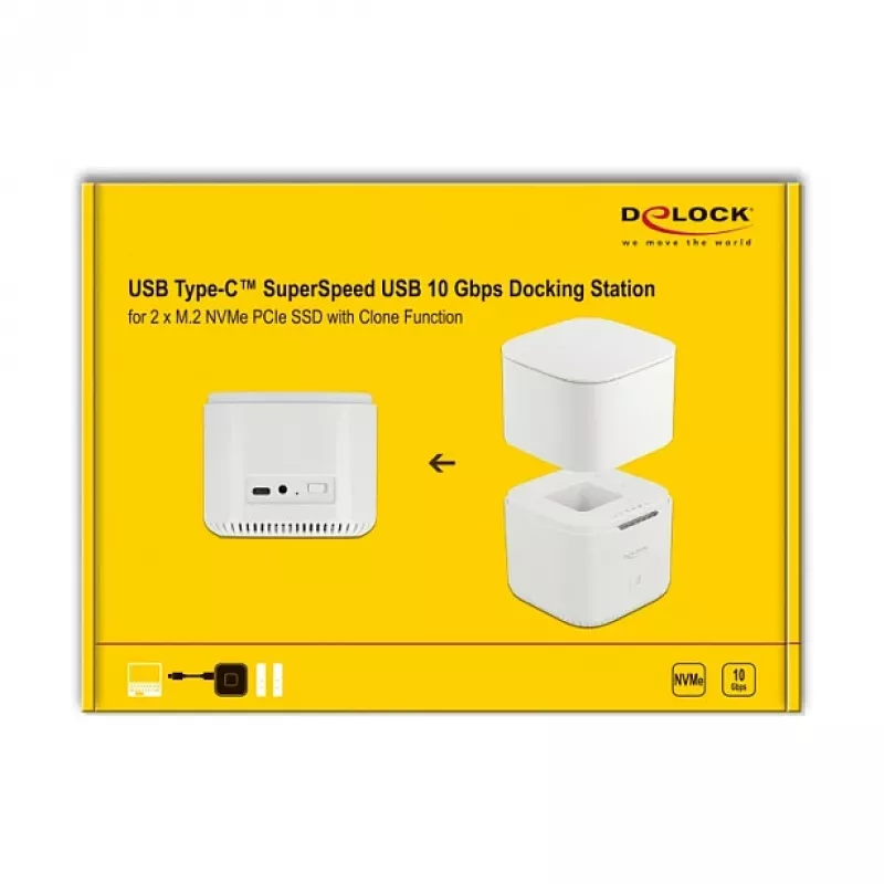 SSD-behuizing DeLOCK 63331 wit M.2