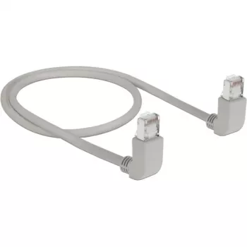 Netwerkkabel DeLOCK 83513 RJ-45 Cat6a 0,5 m grijs