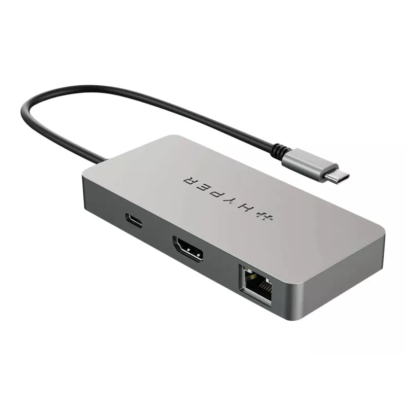 HYPER HDMB2 Interface Hub USB 3.2 Gen 1 (3.1 Gen 1) Type-C 5000 Mbit/s RVS