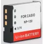 Extra Digital NP-130 accu voor Casio, 3,7 V 2000 mAh, Li-ion