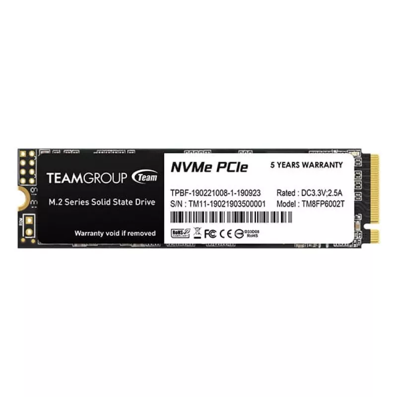 Team Group MP33 - SSD - 256 GB - intern - M.2 2280 - PCIe 3.0 x4 (NVMe)