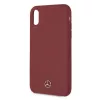 Mercedes-Benz hard cover silicone voor Apple iPhone XR rood MEHCI61SILRE