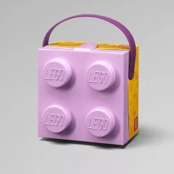 Opbergbox Room Copenhagen LEGO box met handgreep lavendel 40240004 – kunststof opbergbak voor LEGO en speelgoed