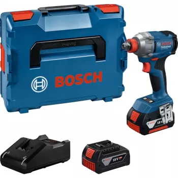 Accu-slagschroevendraaier GDX 18V-285 Professional, 18 volt (Blauw, 2x lithium-ionaccu 4,0 Ah, in L-BOXX)