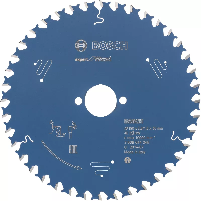 Cirkelzaagblad Bosch 2 608 644 048 19 cm 1 stuk