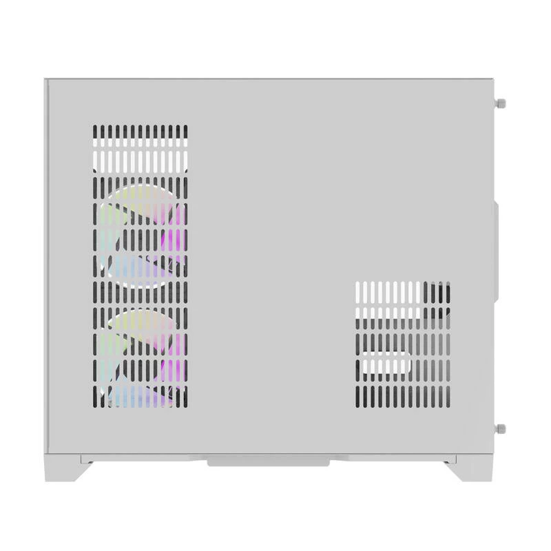 Darflash FT418 computerbehuizing + 6 aRGB-ventilatoren (wit)