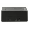 DeLOCK - HDD-dockingstation bays: 2 - SATA 6Gb/s - 6 Gbit/s - USB 3.1 (Gen 2) - zwart (63957)