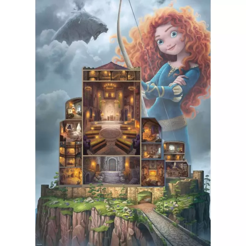 Legpuzzel Ravensburger Disney Castles Merida 1000 stukjes