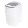 Toplader wasmachine Adler AD 8055, draagbaar, 3 kg inhoud, crème, draaiknop, 150 W