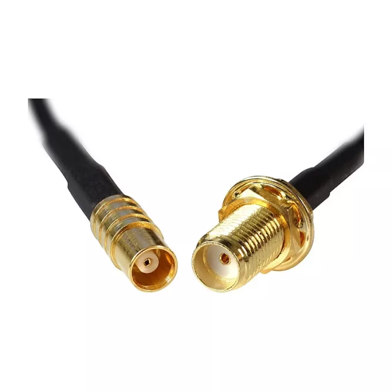 Coaxkabel DeLOCK 88577 0,2m SMA MCX zwart
