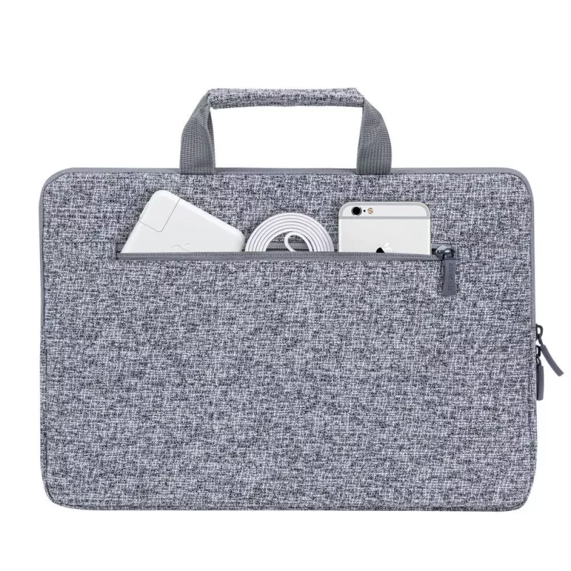 Rivacase Anvik 7913 13,3 inch laptopsleeve, lichtgrijs